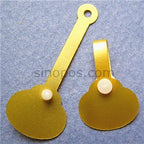 Jewelry Price Tag White PVC Snap Lock, gift packaging label plastic DIY vinyl button fastener bracelet earrings handy ring tags