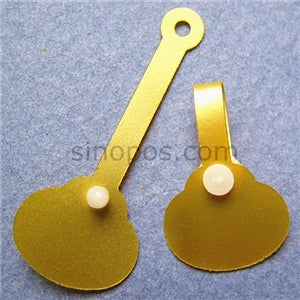 Jewelry Price Tag White PVC Snap Lock, gift packaging label plastic DIY vinyl button fastener bracelet earrings handy ring tags