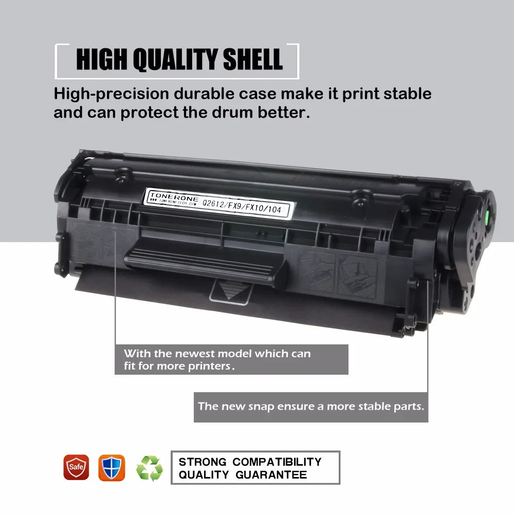 12A CRG103 CRG303 703 Compatible Toner Cartridge Replacement for CANON LBP-2900, LBP2900, LBP-3000, LBP3000 Printers