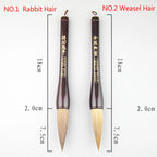 Authentic Chinese Traditional Calligraphy Brush Pen Hopper-shaped Brushes for Couplets Rabbit Mixed Hair Chinese Painting Brush