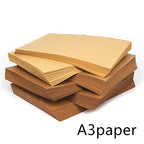 70-200gsm 20pcs High Quality A3 Brown Kraft Paper DIY Handmake Card Making Craft Paper DIY Thick Paperboard Cardboard