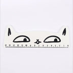 1 Pcs Lytwtw's Cute Kawaii Black Cat Kitten Straight Ruler Wooden Tools Cartoon Sewing Drawing Office School Stationery supplies