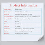 Dye Ink For Epson L100 L110 L120 L132 L210 L310 L365 L380 L382 L486 L550 L800 L805 L1300 L1455 ET-2500 ET-2650 (4 color options)