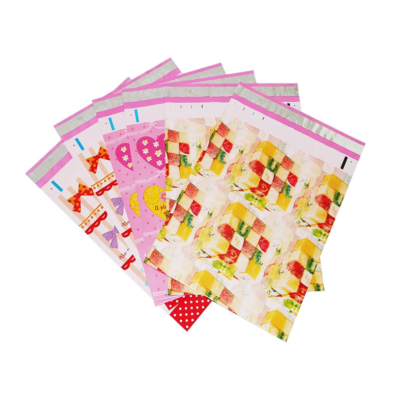 10PCS 10x13'' 250x330mm Color Poly Mailer Without Padded Envelopes Self Seal Mailing bag envelope shipping envelopes