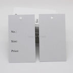 Free Shipping Stock Clothing Price Hang Tag/Garment Size Tag/Clothing Printed Label/Custom Clothing Paper Hang Tag 200 Pcs a Lot