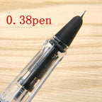 1pc Duckbill Gothic parallel Fountain Pen transparent white art Flat Tip School Student Office Gifts Stationery ink pens