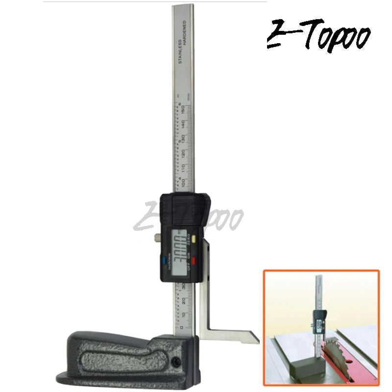 0-150mm 200mm 300mm 500mm Steel Digital Height Gauge Electronic Height Vernier Caliper Height Measuring Tools