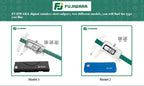 FUJIWARA Digital Display Stainless Steel Calipers 0-150mm 1/64 Fraction/MM/Inch LCD Electronic Vernier Caliper IP54 Waterproof