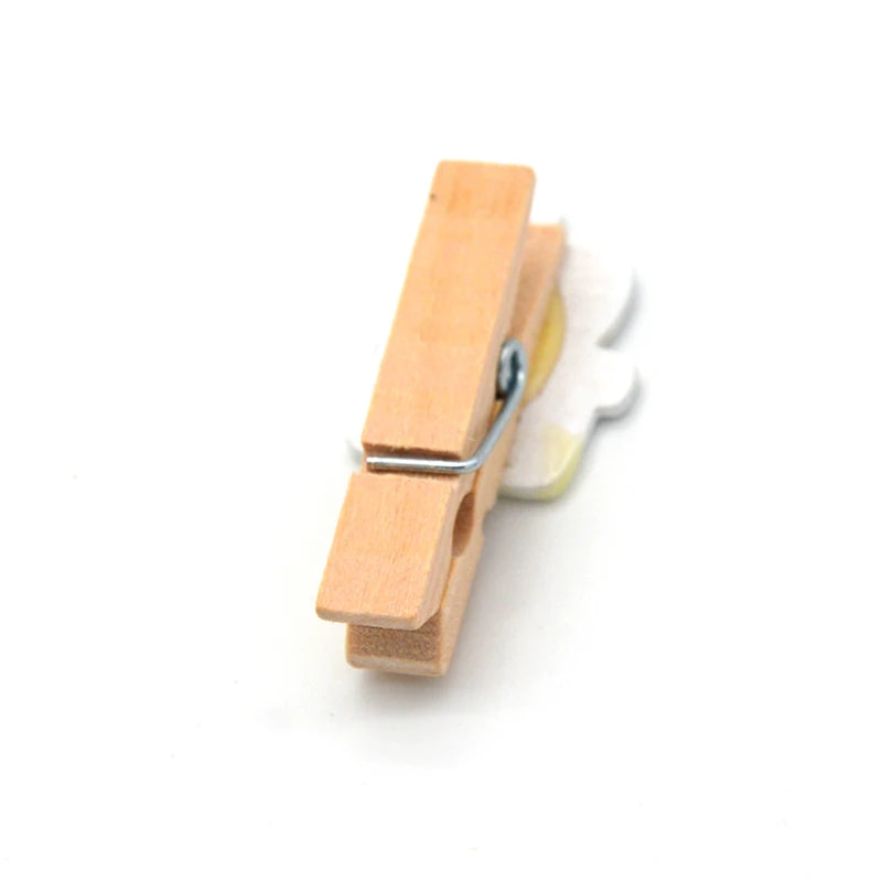 10 Pcs/Set Colored Cute Cactus Wooden Clip Memo Paper Clothespin Craft Postcard Stationery For Photo Decoration Clips Pegs