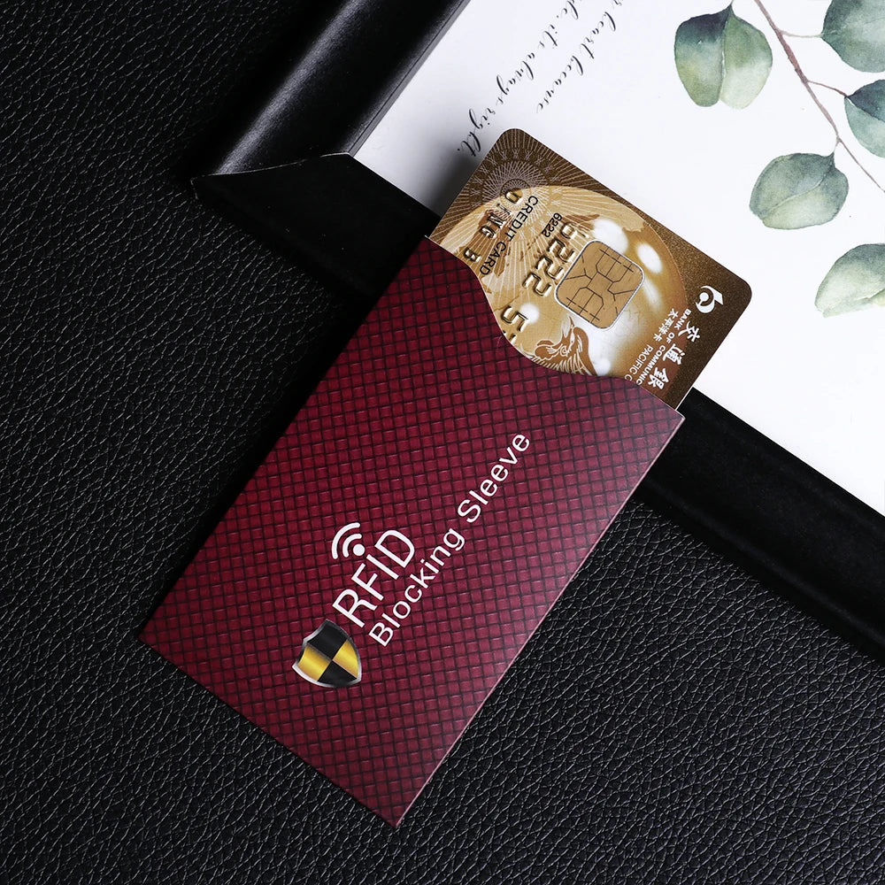 5Pcs Anti Theft for RFID Credit Card Protector Blocking Cardholder Sleeve Skin Case Covers Protection Bank Card Case New