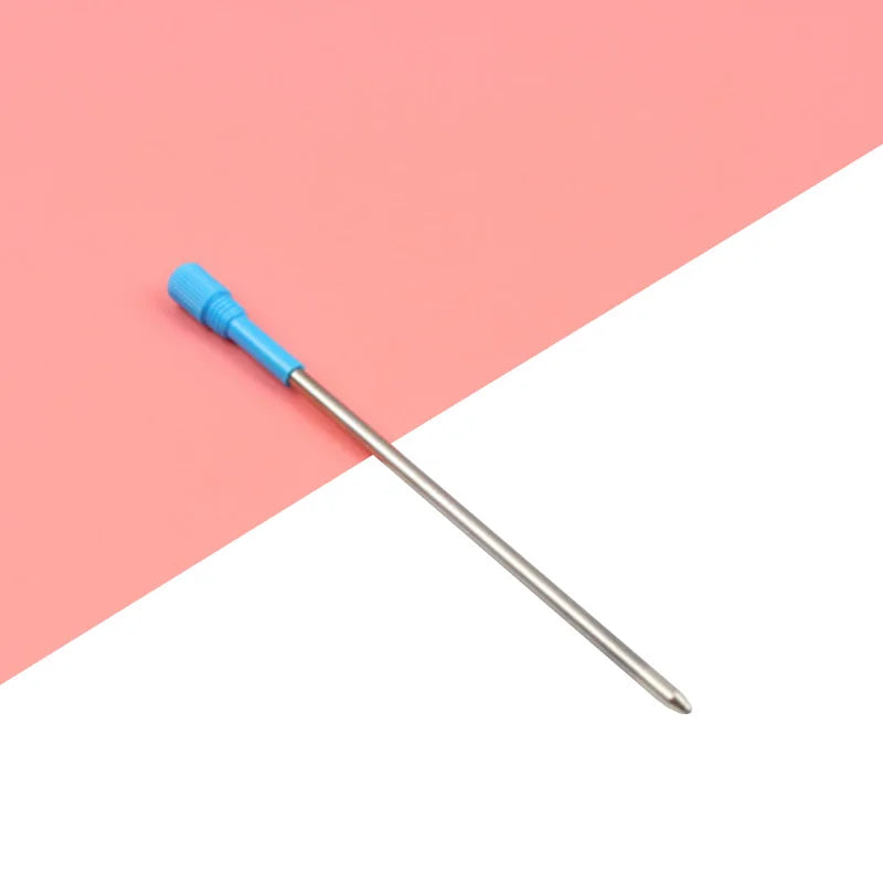 20Pcs/Set Pen Refill Different Metal Ballpoint Pen Refills Office School Stationery Gifts Pen Choose Blue black refills Pen Sale