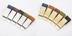 Brass Leather Pen Clip Stainless Steel Cowhide for Traveler's Notebook - Genunine Leather & Metal Notebook Accessory