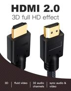Shuliancable HDMI Cable 2.0 4K 60Hz Cable 1m 2m 3m 5m 10m 15m 20m Splitter Switcher HD TV Laptop PS4 Computer Xbox