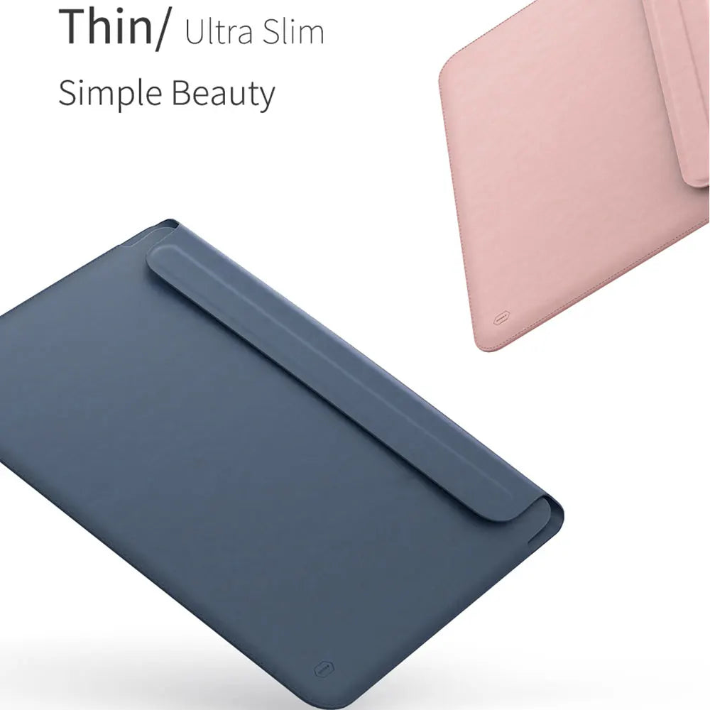 Newest Laptop Sleeve for MacBook Air 15.3 2026 Air 13.6 M5 M4 PU Leather Laptop Carry Sleeve for MacBook Pro 14 M5 Laptop Bags