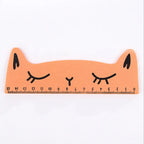 1 Pcs Lytwtw's Cute Kawaii Black Cat Kitten Straight Ruler Wooden Tools Cartoon Sewing Drawing Office School Stationery supplies