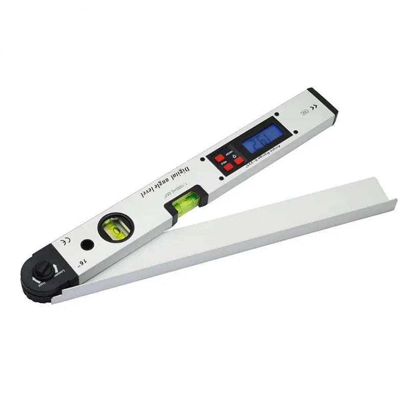 400mm / 250mm Digital Angle Finder Gauge 0-270 Degree Protractor Ruler Miltre Angle Finder Meter Spirit Level Back-Light