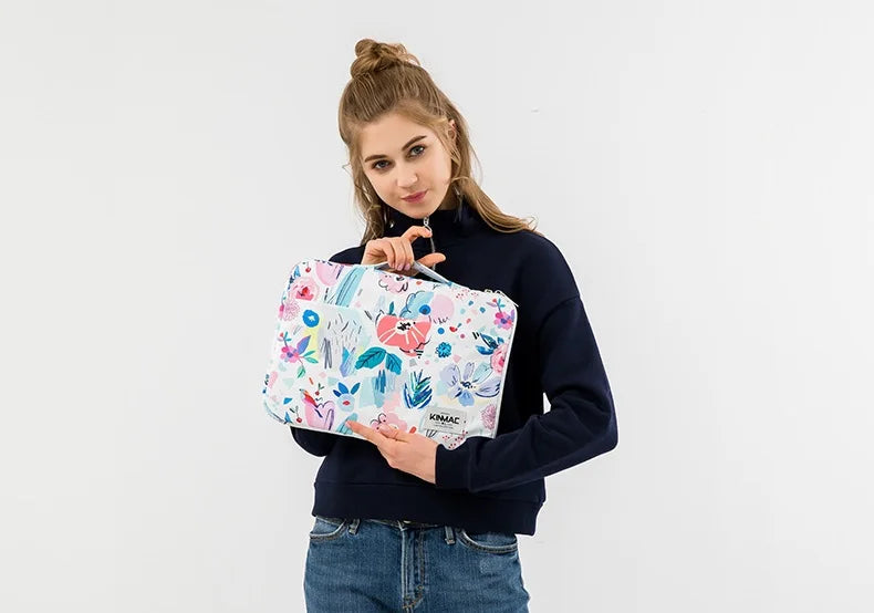 Shockproof Brand Kinmac Laptop Bag 12,13,14,15.4,15.6,16 Inch,Waterproof Lady Man Sleeve Case For MacBook Air Pro M1 Handbag PC