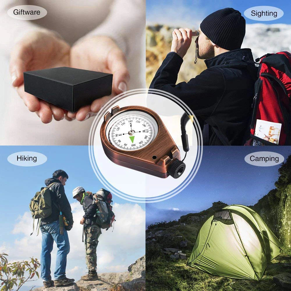 Compass Classic Accurate Waterproof Shakeproof for Hiking Camping Motoring Boating Backpacking Mountaineering Exploring Huntin