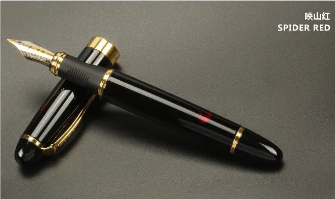 Jinhao X450 Classics Thick Body 1.0mm Bend Nib Calligraphy Pen High Quality Metal Fountain Pen Luxury Ink Gift Pens for Writing