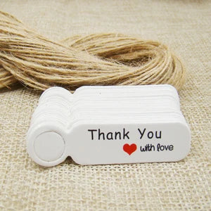 5*1.3cm cute shape kraft paper blank price label tag 100pcs +100pcs hemp string for production price tag description