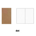 1PC Refillable Paper Traveler's Notebook Filler Papers Journal Dairy Inserts Refill leather notebook blank line kraft
