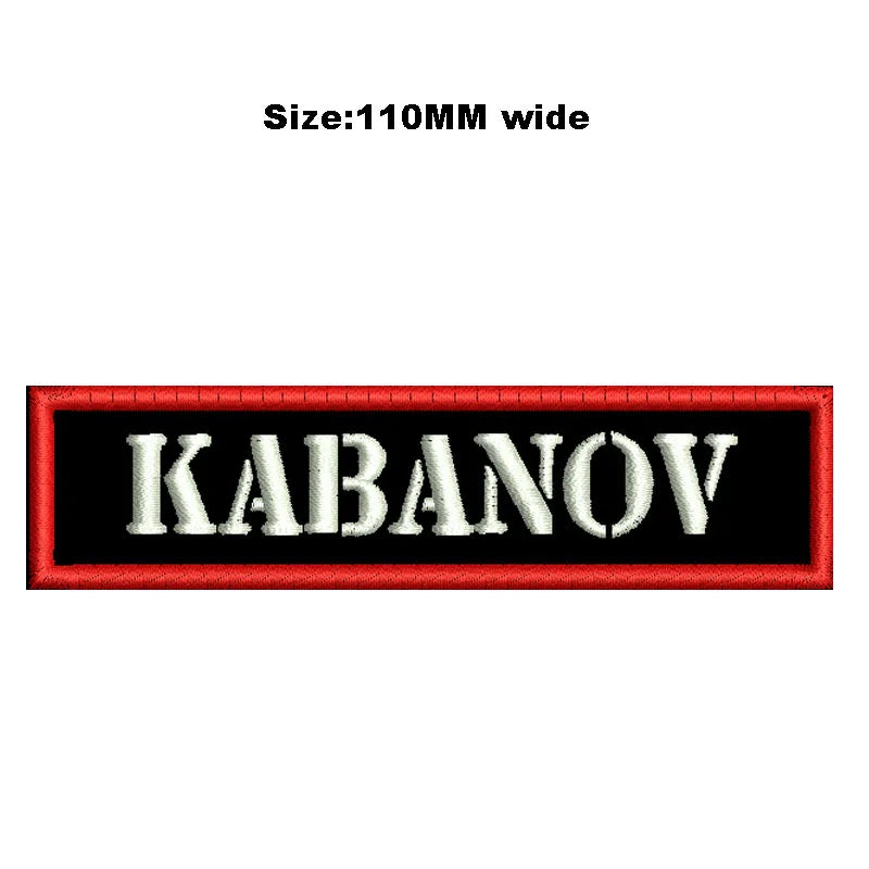 Custom Embroidered Name Patch 110MM Wide Biker Motorcycle Badge Tag Vest Personalized