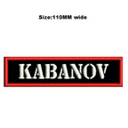 Custom Embroidered Name Patch 110MM Wide Biker Motorcycle Badge Tag Vest Personalized