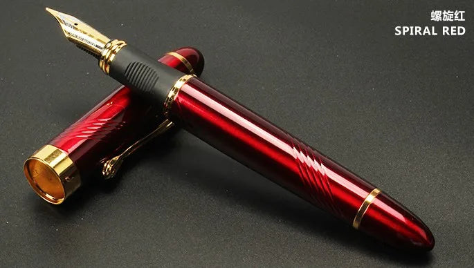 Jinhao X450 Classics Thick Body 1.0mm Bend Nib Calligraphy Pen High Quality Metal Fountain Pen Luxury Ink Gift Pens for Writing