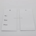 Free Shipping Stock Clothing Price Hang Tag/Garment Size Tag/Clothing Printed Label/Custom Clothing Paper Hang Tag 200 Pcs a Lot