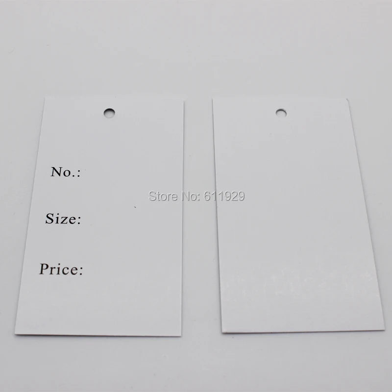 Free Shipping Stock Clothing Price Hang Tag/Garment Size Tag/Clothing Printed Label/Custom Clothing Paper Hang Tag 200 Pcs a Lot