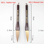 Authentic Chinese Traditional Calligraphy Brush Pen Hopper-shaped Brushes for Couplets Rabbit Mixed Hair Chinese Painting Brush