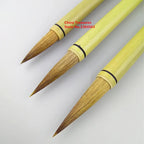 3pcs/lot,Chinese Painting Brush Calligraphy Writing Brush Weasel Hair Lan hua/zhu zi Painting Xing kai writing