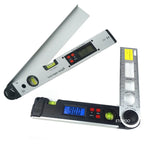 400mm / 250mm Digital Angle Finder Gauge 0-270 Degree Protractor Ruler Miltre Angle Finder Meter Spirit Level Back-Light