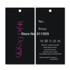 Free Shipping Custom Clothes Paper Hang Tag, Price Tag, Clothing Tag