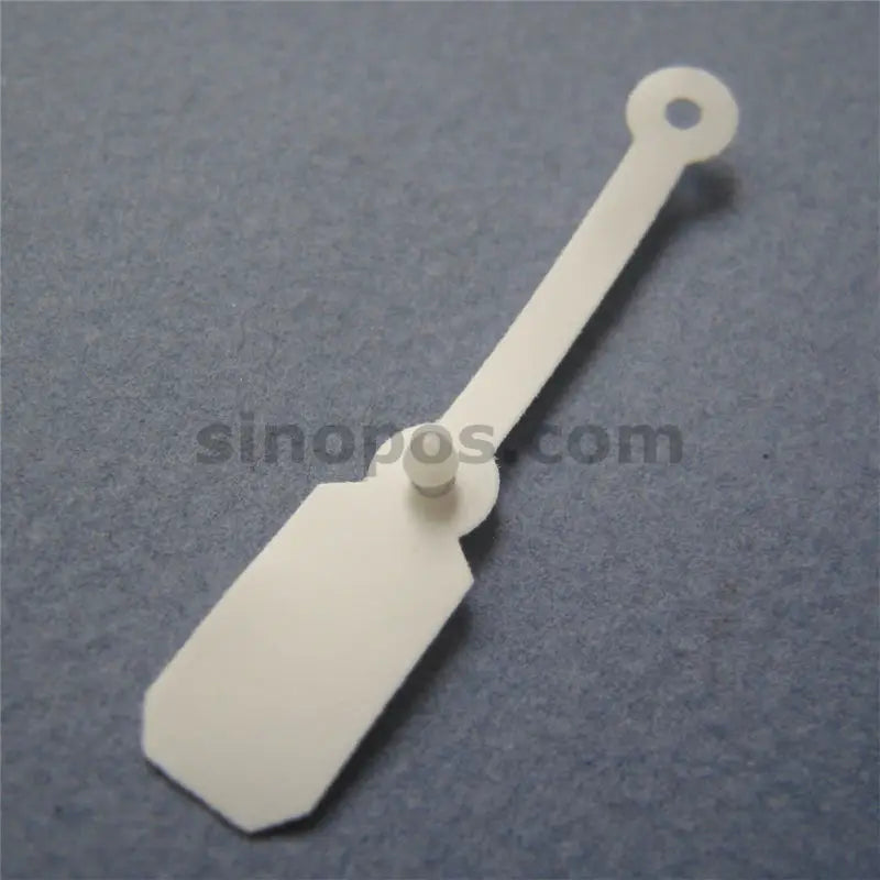 Jewelry Price Tag White PVC Snap Lock, gift packaging label plastic DIY vinyl button fastener bracelet earrings handy ring tags