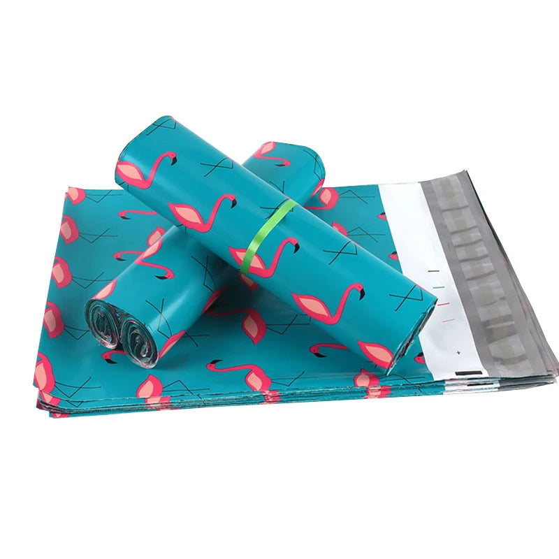 10PCS Print Poly Mailer Cloth Packaging Envelopes Self Seal Clothes Mailing bag  courier shipping envelopes