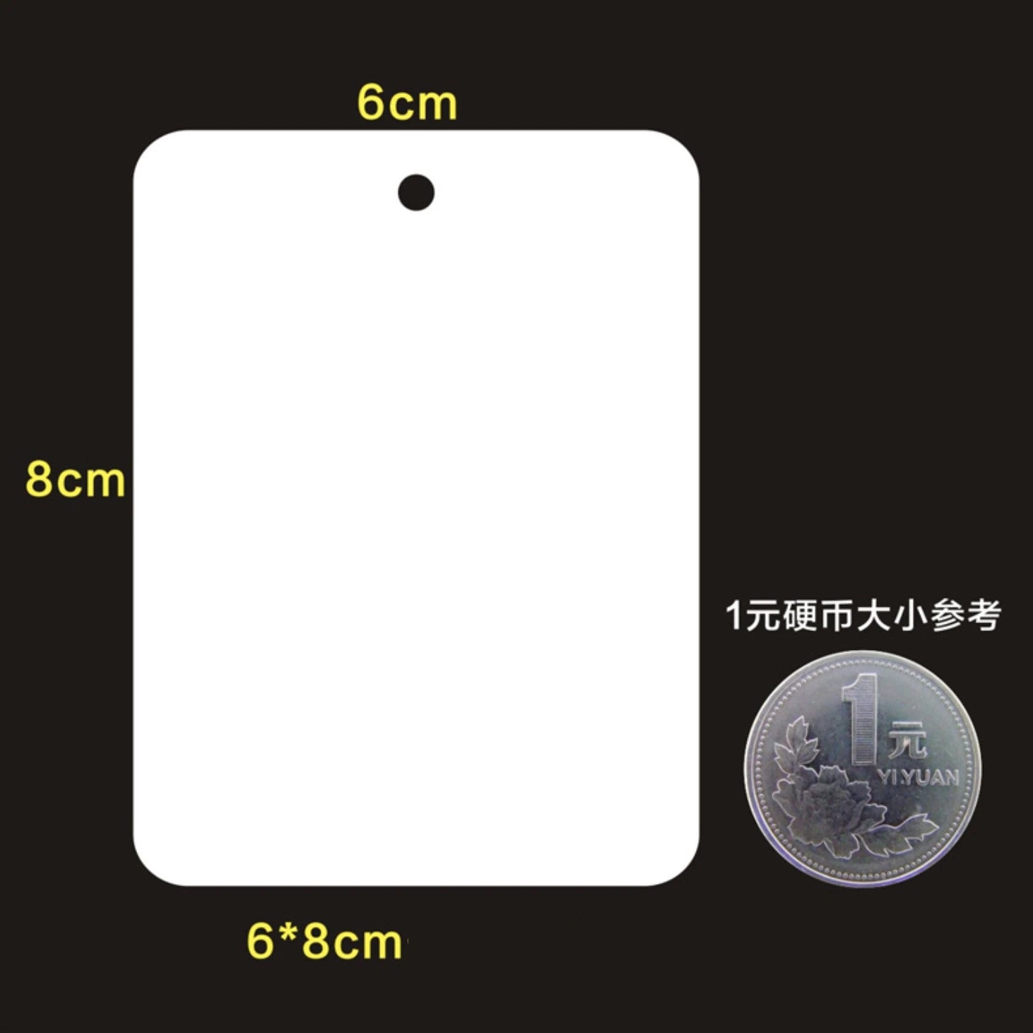 50pcs 5x5/6x9/3x4cm White Blank Paper Marking Blank Price Tags  For Diy Jewelry Display Necklace Cards Hang Favor Label Tag