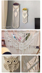 Macrame Cord 1/2/3/4/5/6/8/10/12mm Natural Cotton Cord Twisted Macrame Rope String DIY Craft Knitting Making Plant Hangers