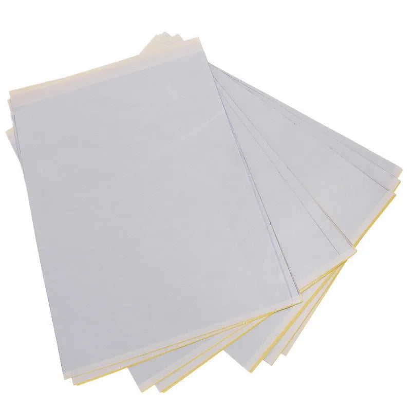10pcs Tattoo Transfer Paper Spirit Master Tattoo Stencil Copier Carbon Thermal Paper Leaves for Tattoo Supply A4 Paper Size
