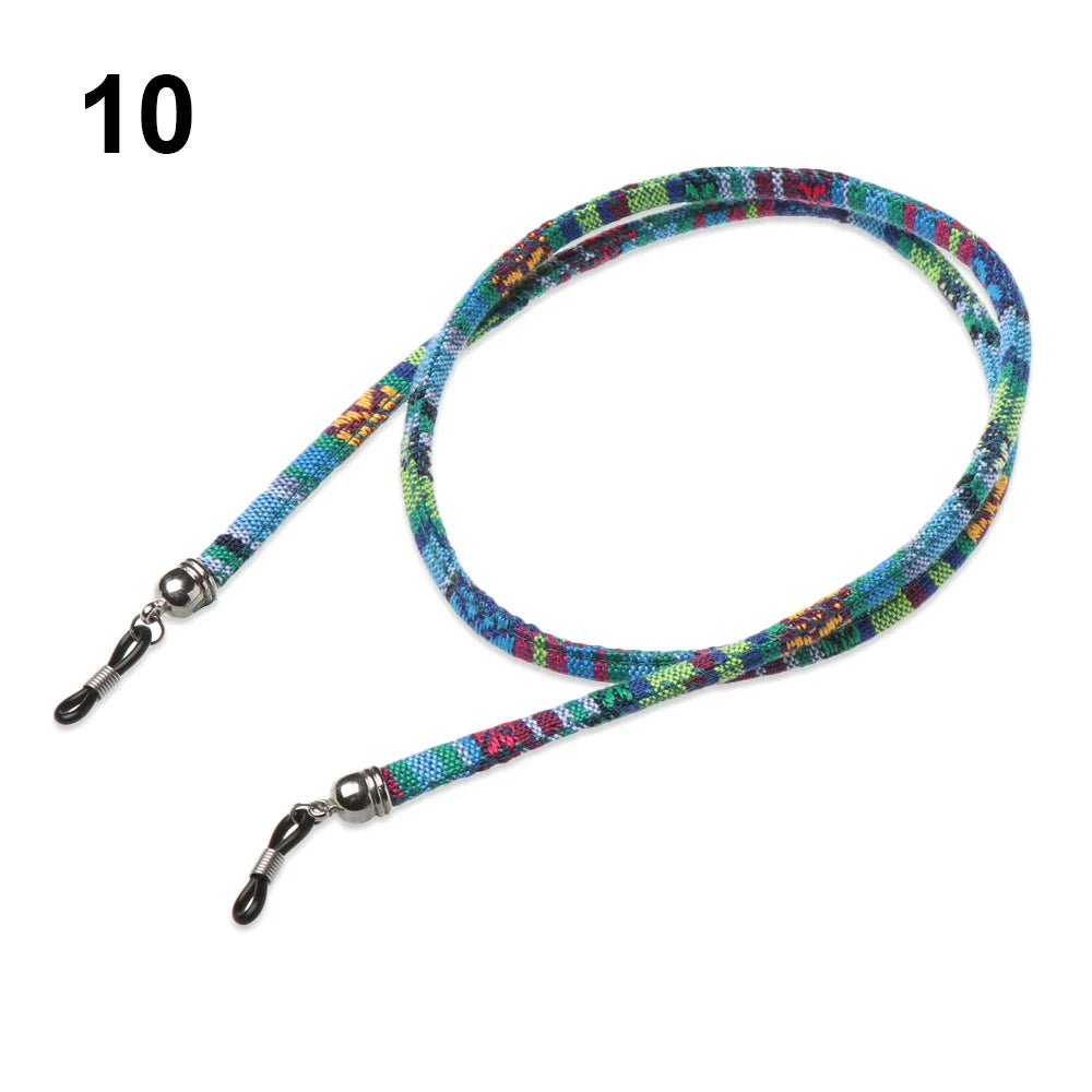 Colorful Acrylic Beads Glasses Chain Reading Glasses Cord Holder Anti-lost Rope Vintage Neck Strap Rope for Eyewear Accessories