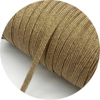 5yards/Lot 6mm Glitter Elastic Ribbon Sewing Elastic Band Fiat Rubber Band For Waist Band Stretch Rope DIY Mask Lanyard