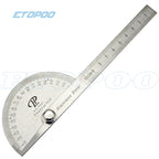 150mm 300mm Stainless Steel 180 Degree Protractor Angle Finder Rotary Measuring Ruler Machinist Tool Craftsman Ruler Goniometer