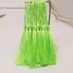 100pcs/lot 13cm Tassel Silk Fringe Silky Floss Bookmark Tassels Mini Tassels For DIY Craft Jewelry Making Souvenir Bookmarks