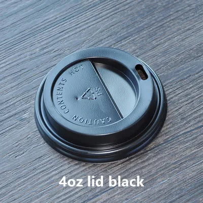 100pcs/pack 4oz Paper Cup Disposable Kraft Coffee Cup Hot Drinking Party Supplies