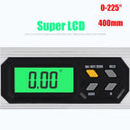 400mm / 250mm Digital Angle Finder Gauge 0-270 Degree Protractor Ruler Miltre Angle Finder Meter Spirit Level Back-Light