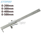 200mm 300mm 400mm 500mm Stainless Steel Parallel Marking Vernier Caliper Marking Gauge with Carbide Scriber Marking Gauge Tool