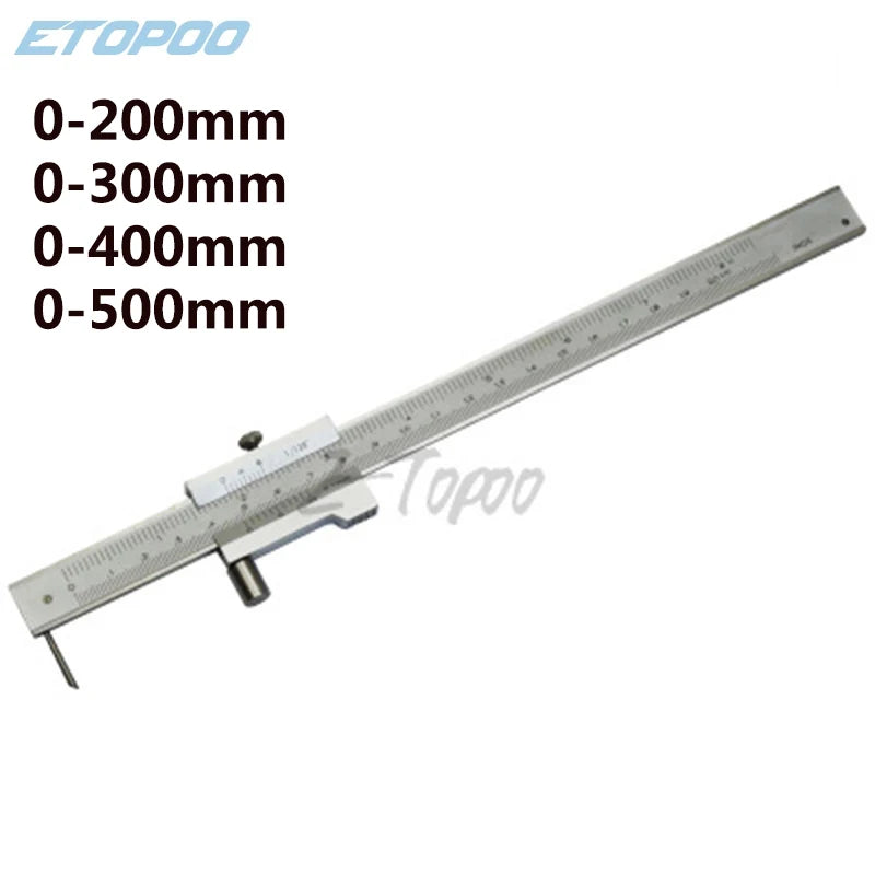 200mm 300mm 400mm 500mm Stainless Steel Parallel Marking Vernier Caliper Marking Gauge with Carbide Scriber Marking Gauge Tool