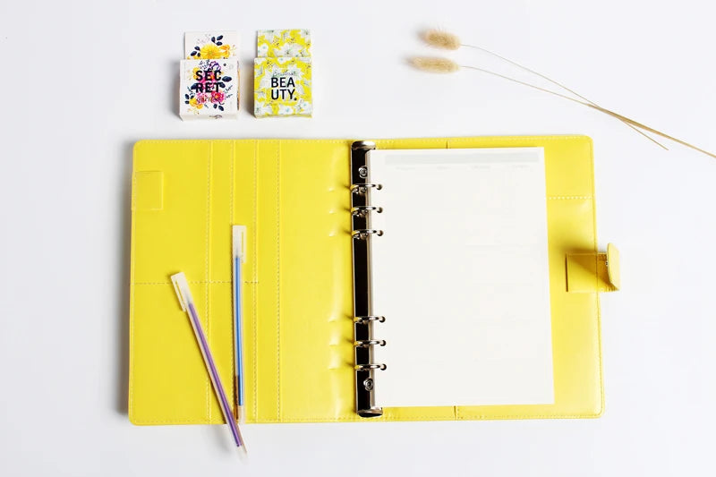 Diary 2025 Classic 6 Holes Binder Notebook Inner Paper Core/refilling Inner Papers:line,grid,dots,list,daily Weekly Monthly Plan