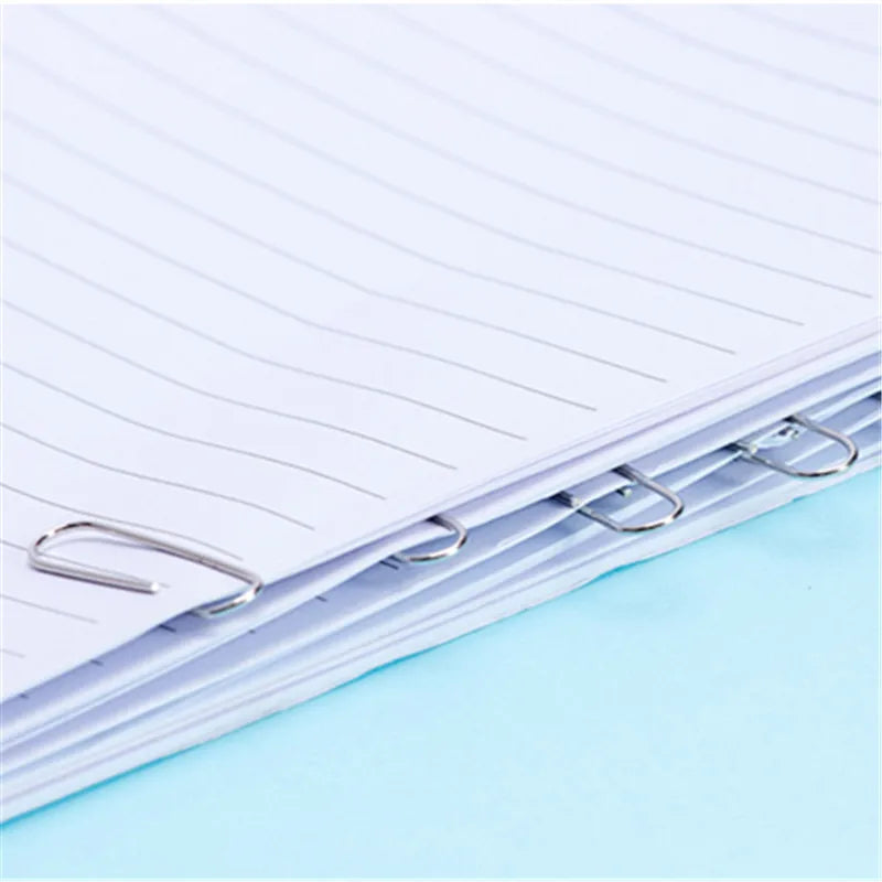 High Quality Golden Notebook Bookmark binder Paperclips Accessories Paper Clips Binding Office Stationary Supplies