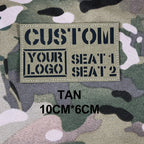 Custom Laser Cutting IR IFF Infrared Reflection Patch Name Tapes Tag Brand Black Letters